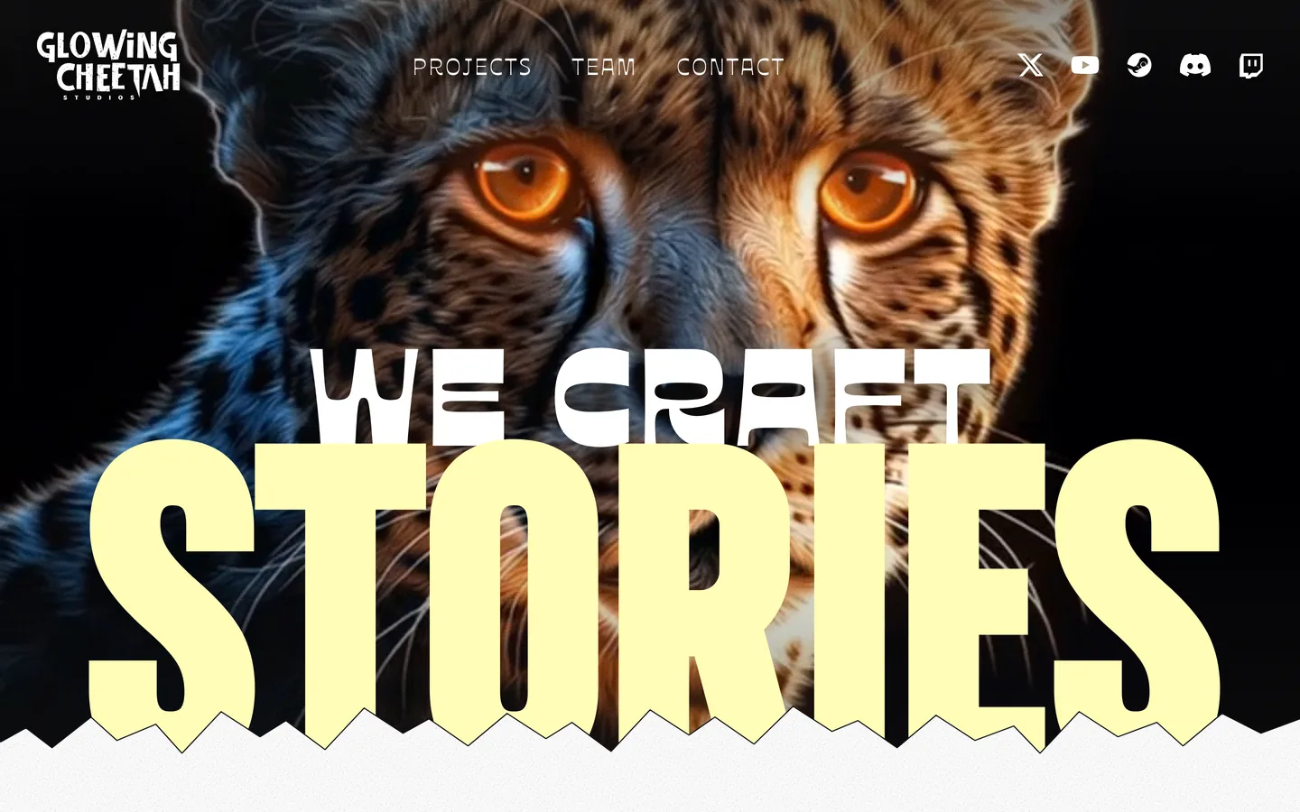 The Glowing Cheetah Studios home page